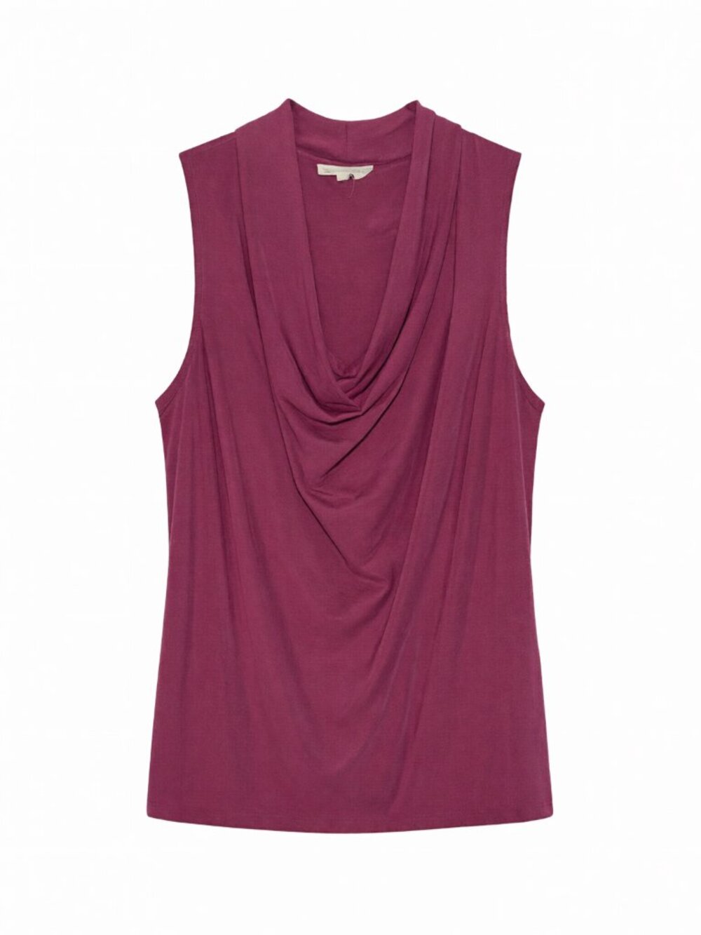 Synergy Women's Sleeveless Cowl Neck Top L Pink